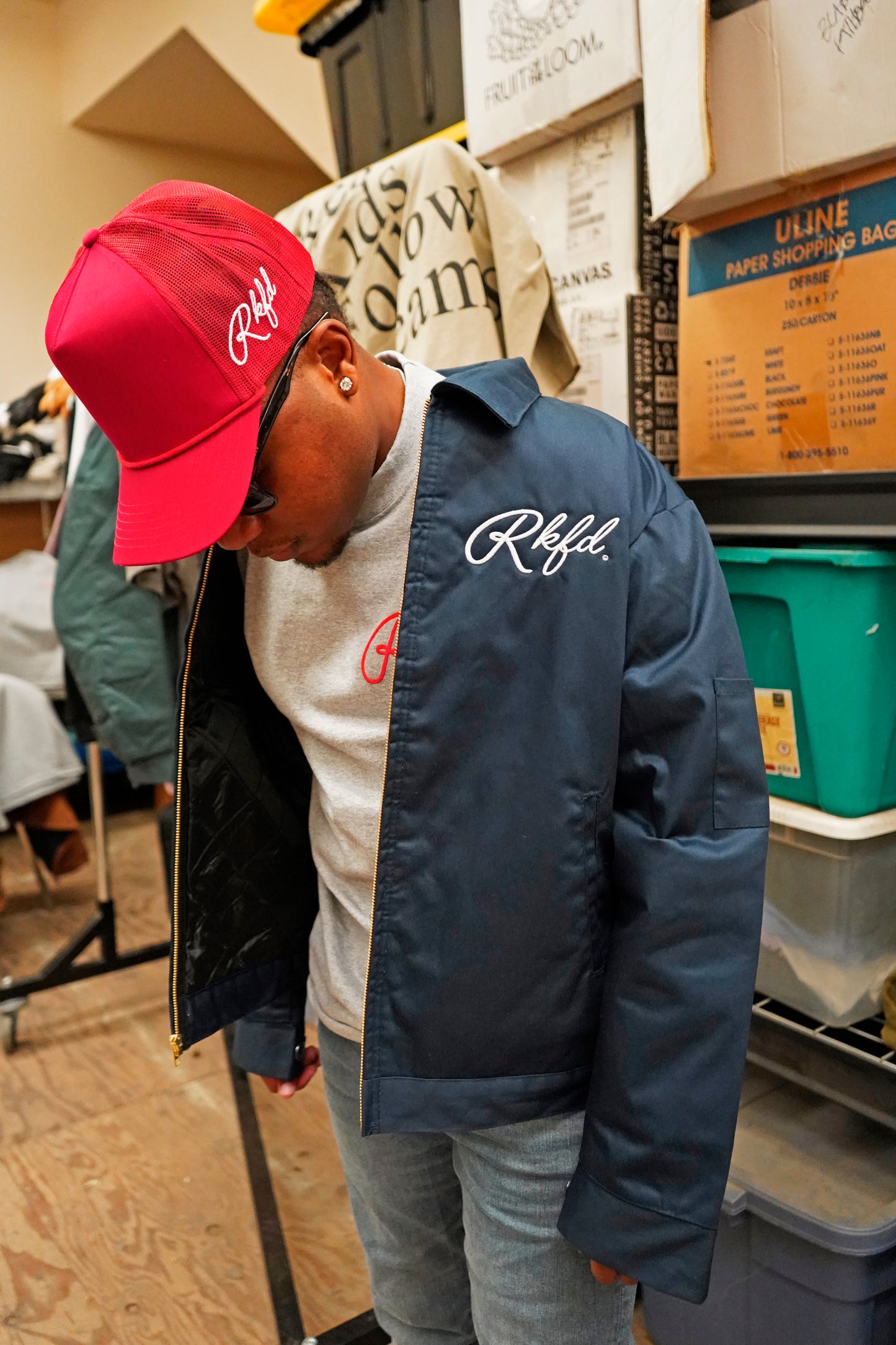 Work Jacket ( Navy )