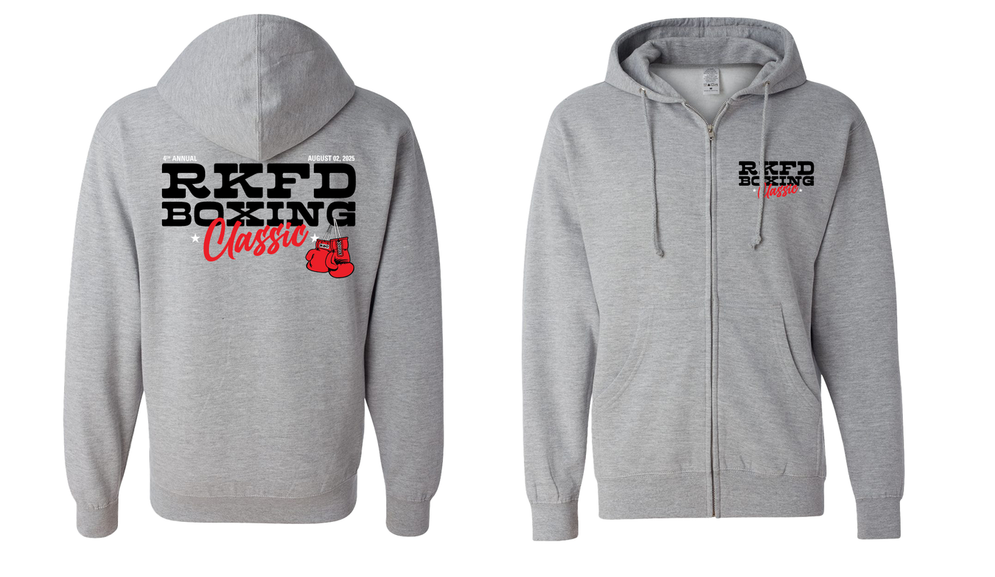 Boxing Classic Zip-Up (Heather Grey)