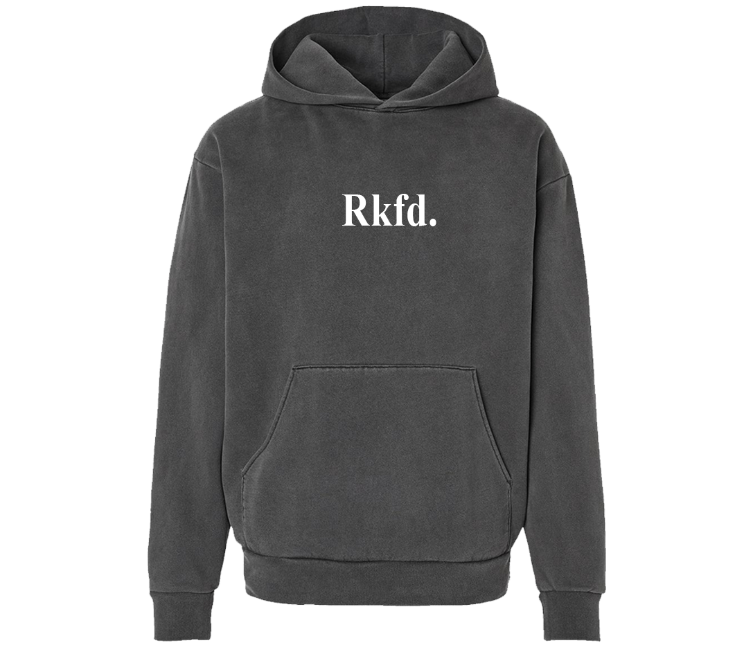 Rkfd. Heavyweight Hoodie ( Pigmented Black )