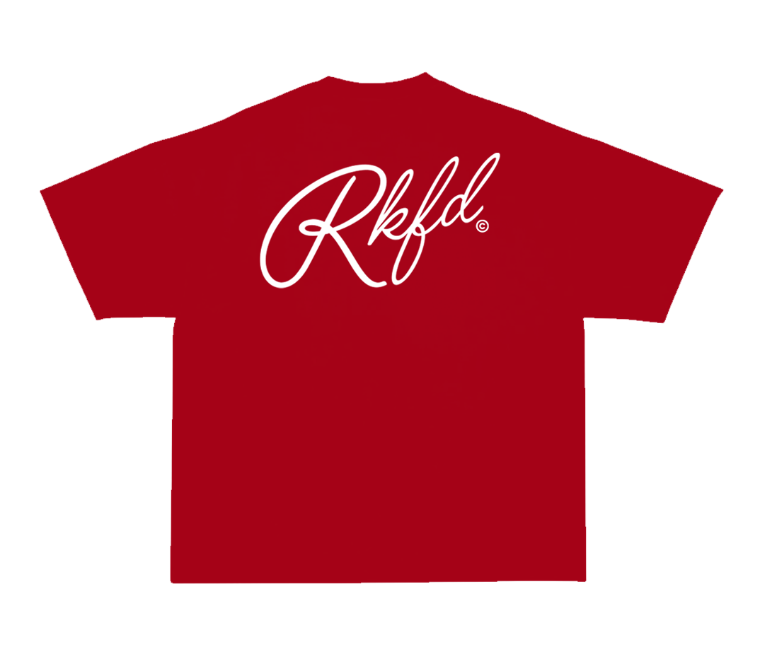 Rkfd Script Tee ( Red )