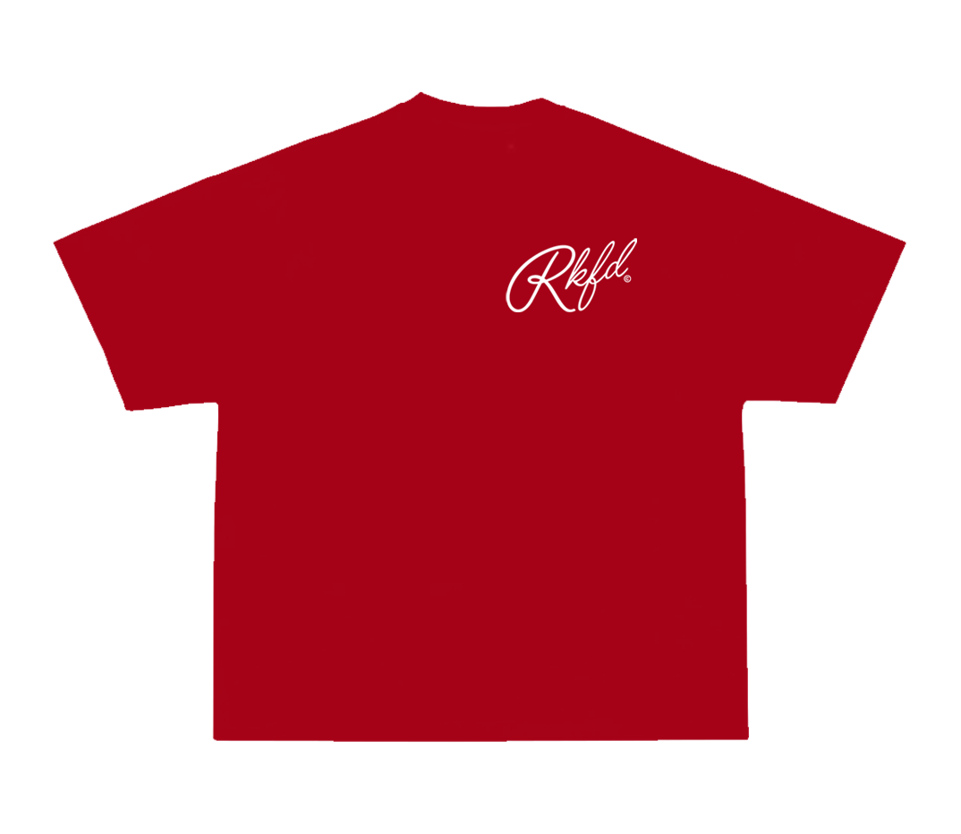 Rkfd Script Tee ( Red )
