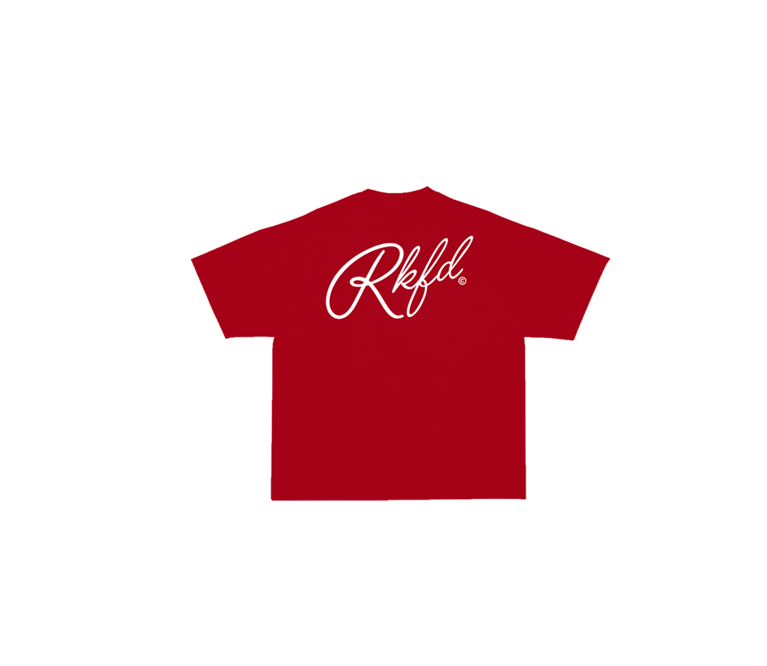 Rkfd Toddler Script Tee ( Red )