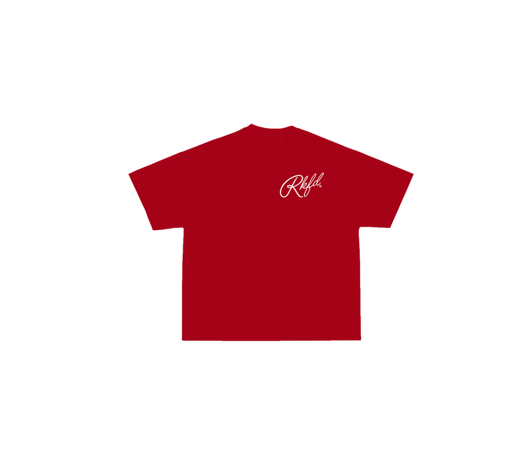 Rkfd Toddler Script Tee ( Red )