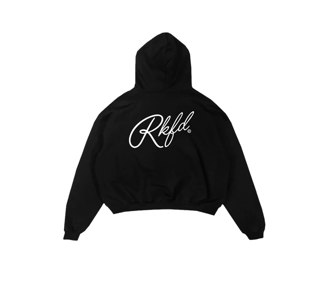 RKFD Script Youth Hoodie (Black)