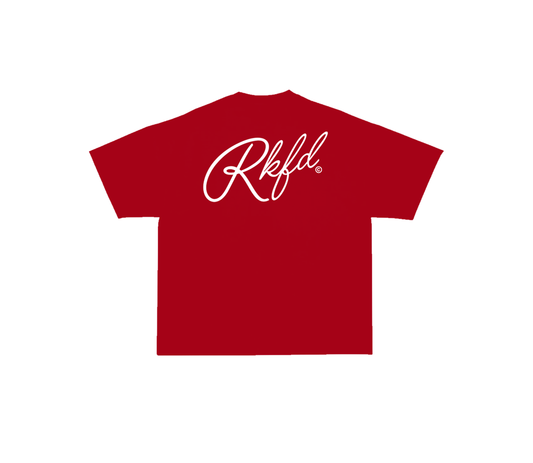 Rkfd Youth Script Tee ( Red )