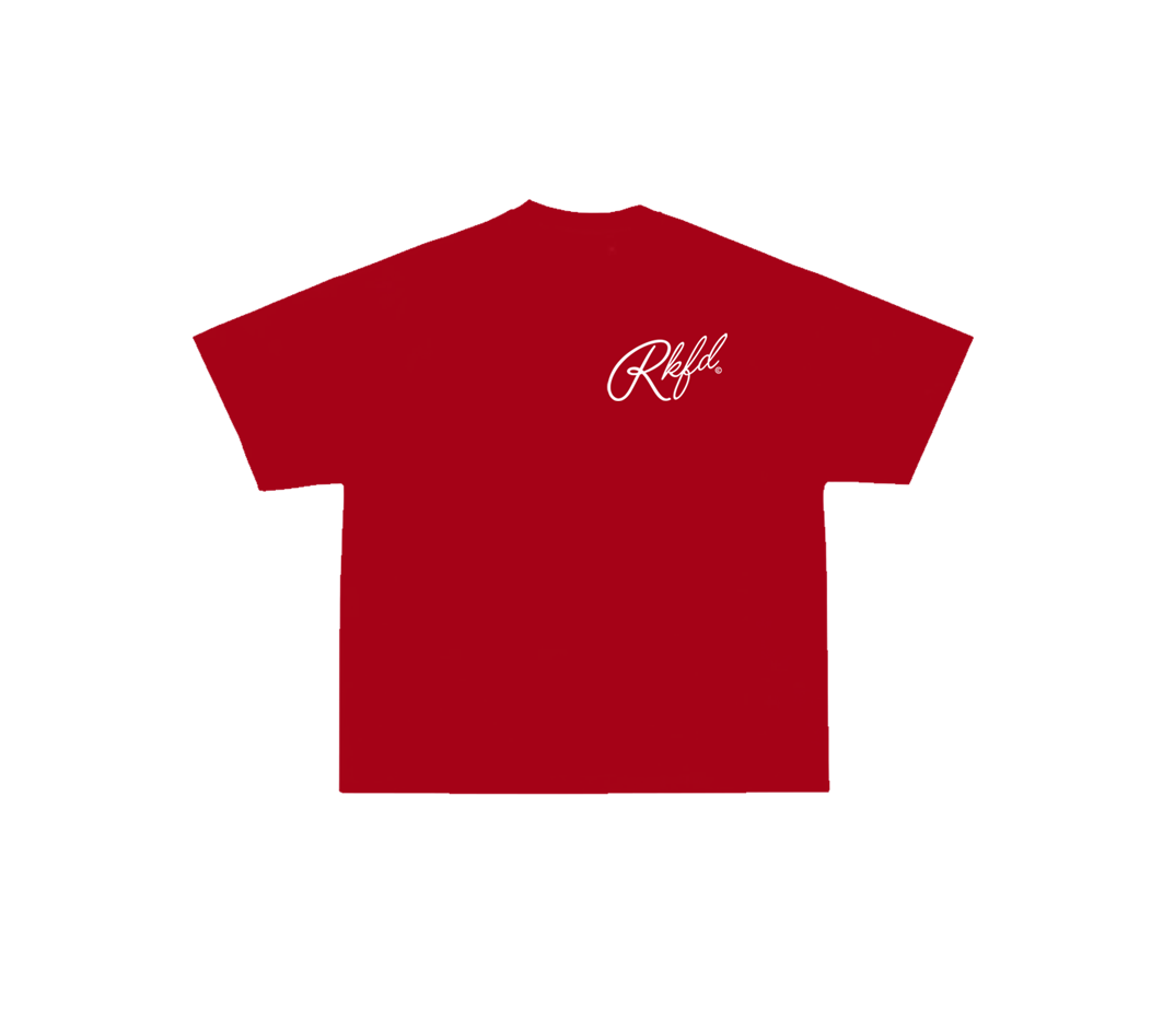 Rkfd Youth Script Tee ( Red )