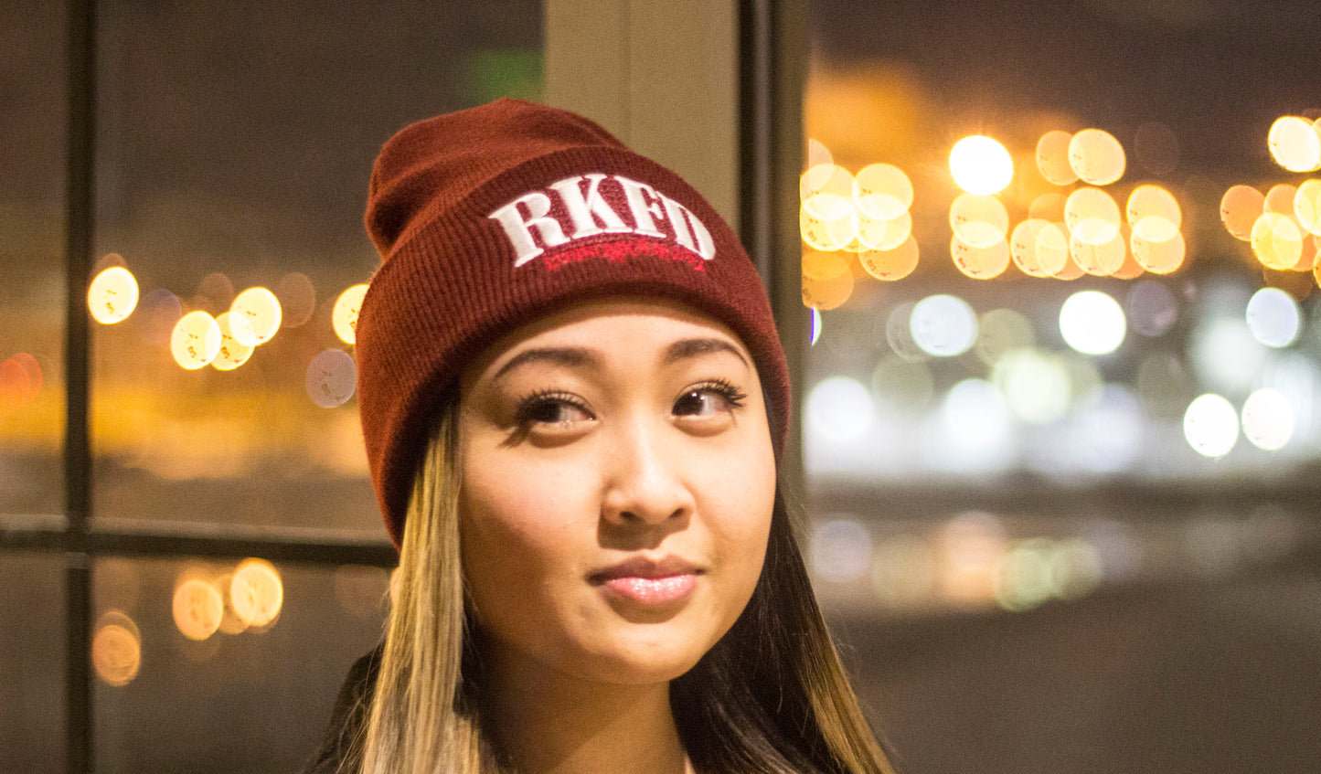 Burgundy Beanie
