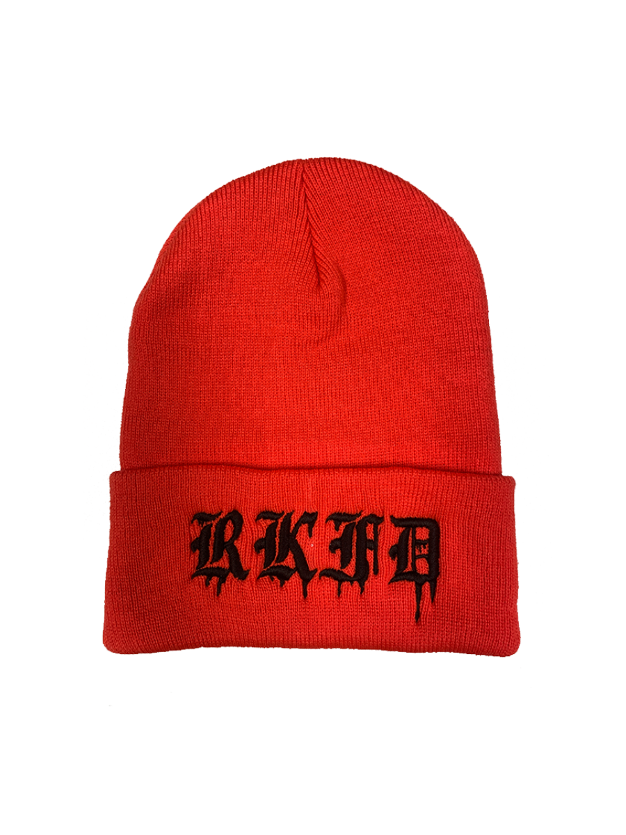 RKFD Drip beanie (Neon Orange)