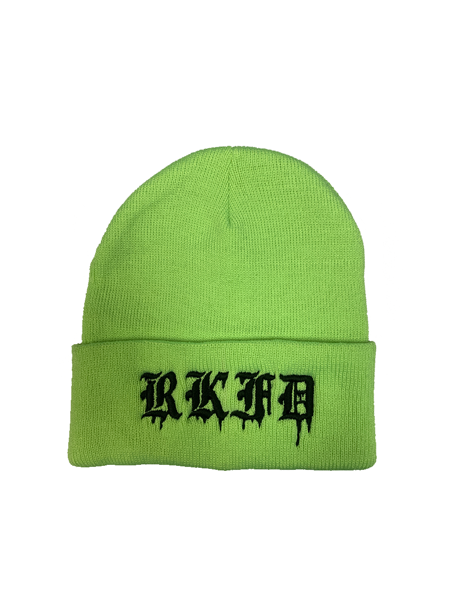 RKFD Drip beanie (Neon Yellow)