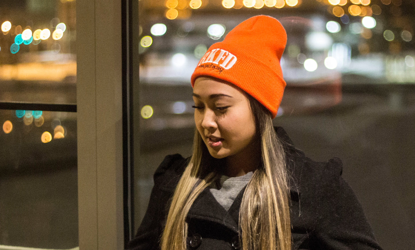 Orange Beanie