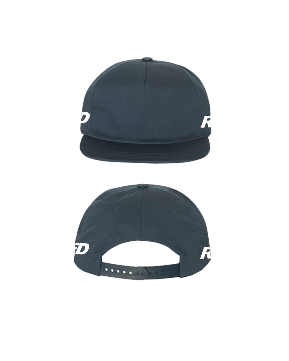 RKFD Profile 5 Panel Snapback (Navy Blue)
