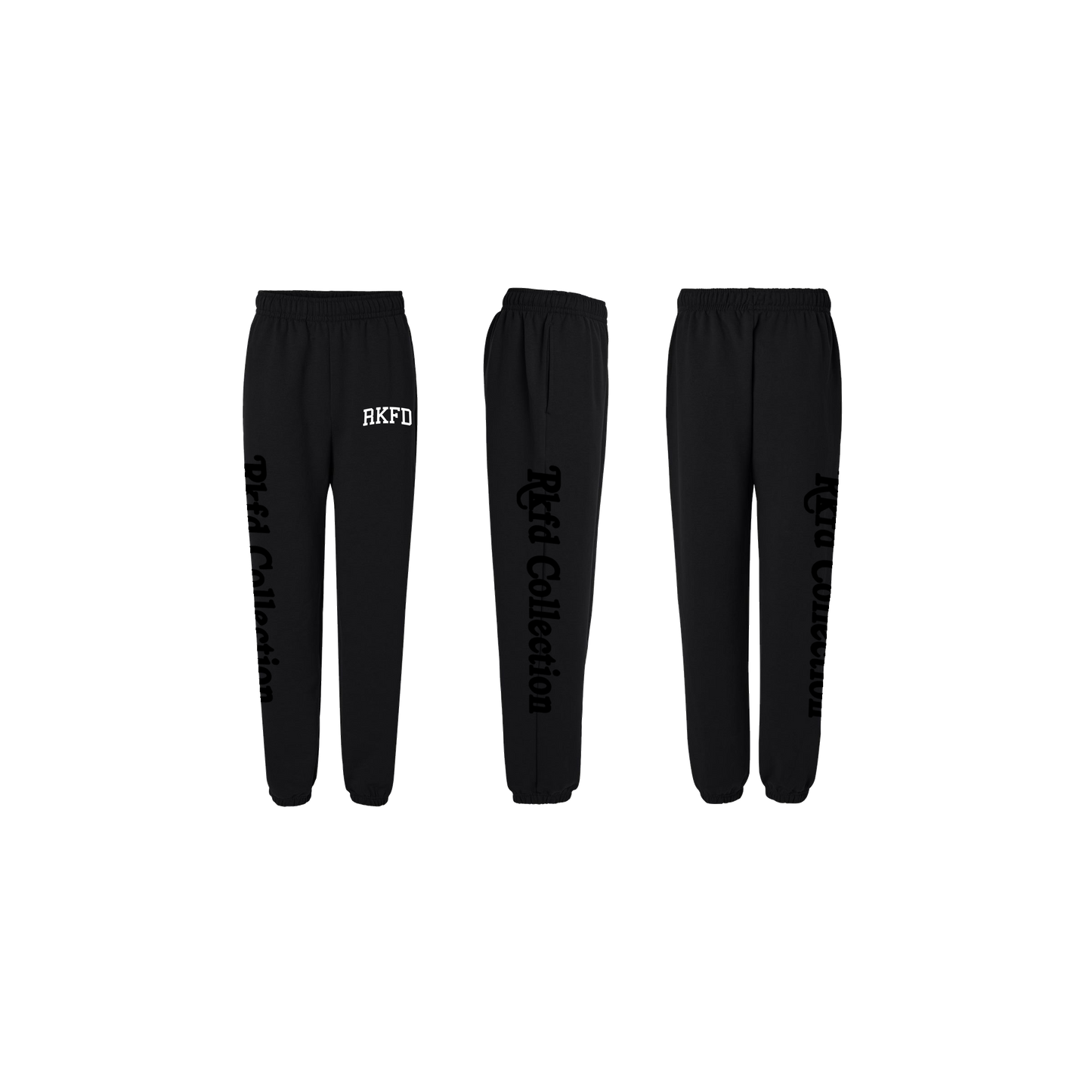 College Sweatpants ( Black)