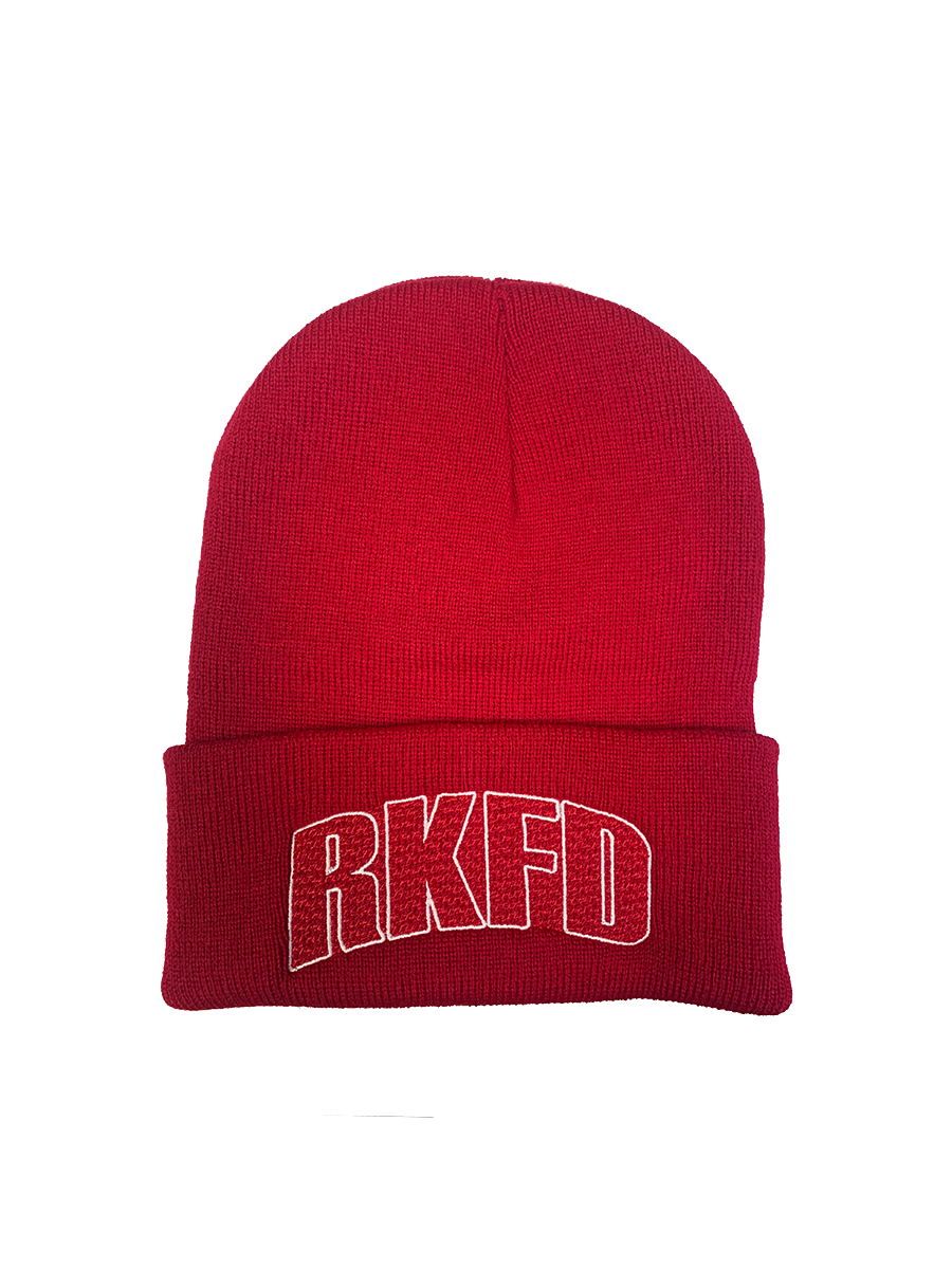 RKFD Outline beanie (Red)