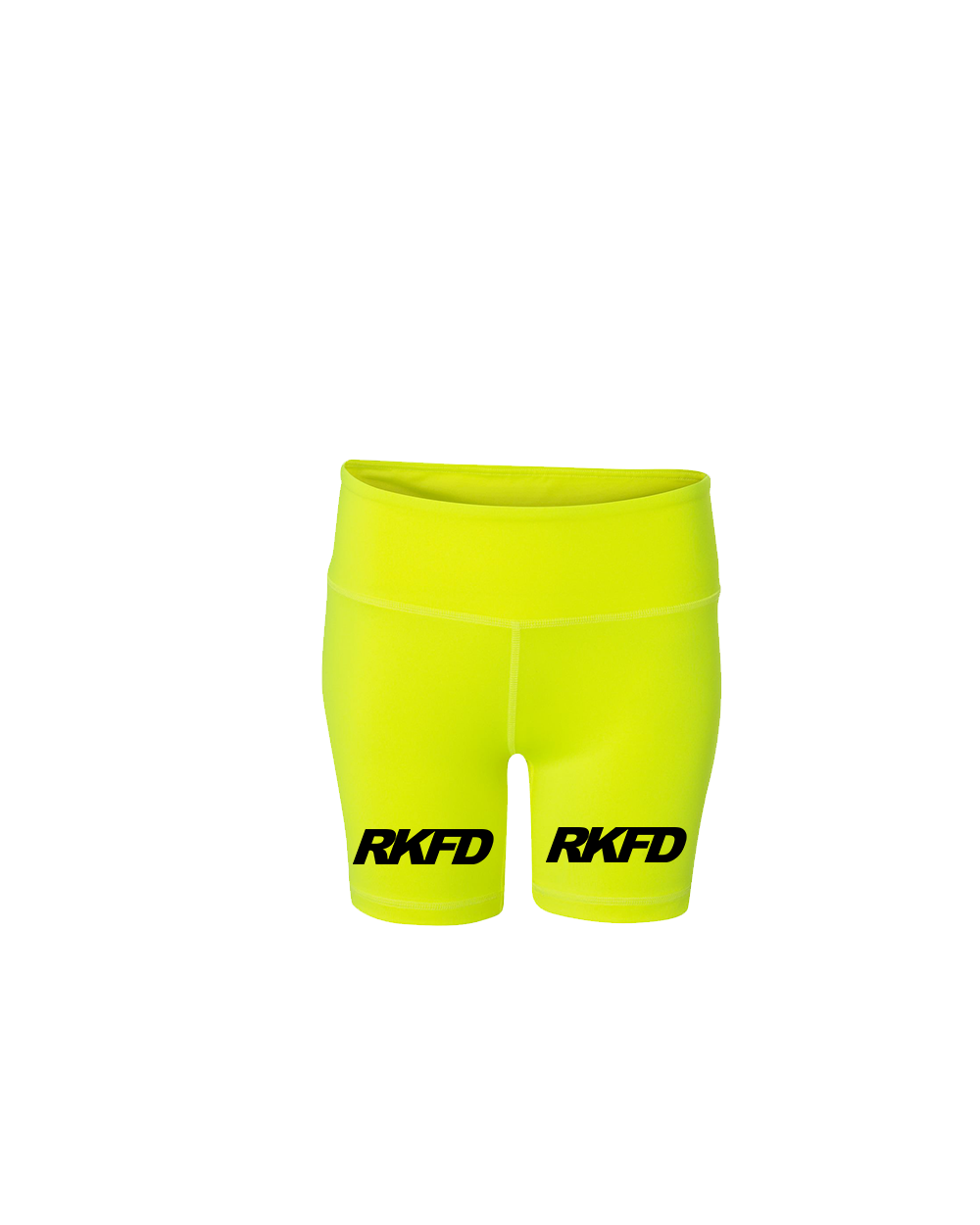 RKFD Femme Biker Shorts (Safety Yellow)