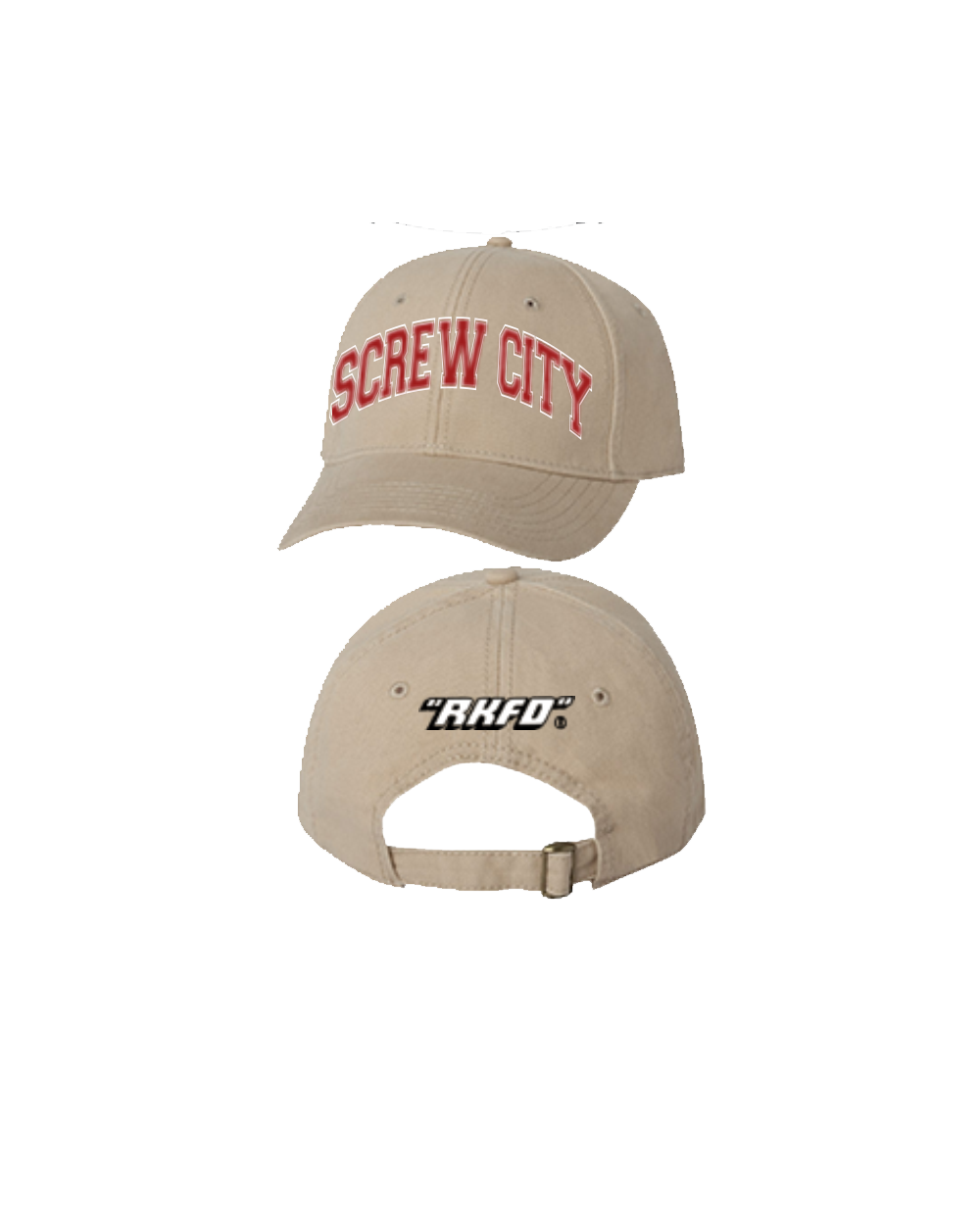 College Screw City Hat (Khaki)